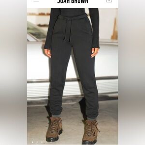 Joah Brown Charcoal Jogger Pants